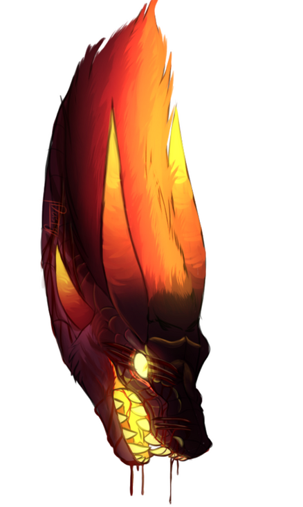 Color/Shaded Sketch Headshot; Halo owned by Midnight Iliakhun